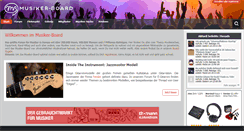 Desktop Screenshot of musiker-board.de